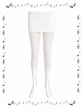 White Lace Capri Pants