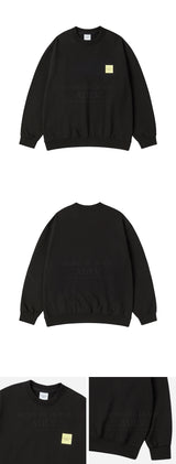 25SS BOX BASIC LOGO SWEATSHIRT BLACK