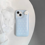 [MADE] blue wings pastel dots case