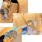 3D raster wood pattern bag