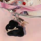Bunny Popo Doll Keyring (black)