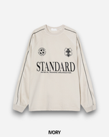 ベルベットサッカーロングスリーブドTシャツ