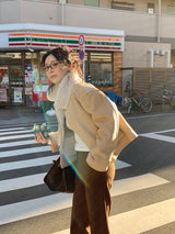 [MADE] [Wool Napping] Winter Warm Long Bootcut Slacks
