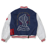 Classic Oversized Varsity Jacket Black / Navy