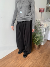 ビオリピンタックバルーンスラックスパンツ（2c）