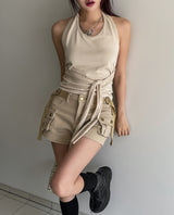 Oz Adjust Strap Cargo Pocket Shorts