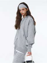 [Unisex] ベーシックラインオーバーフィット2ウェイジップアップ (4color)
