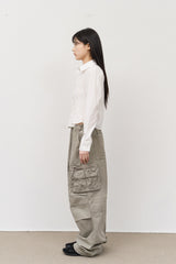 (W) Arc Wrinkled Shirt