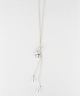 リボンクローバーネックレスSV (925 silver)