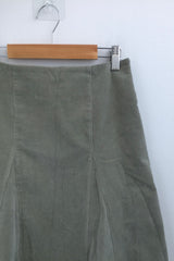 soft corduroy banding skirt