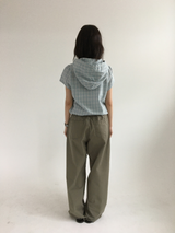 ヘイデン チェック フーディー シャツ(3color)
