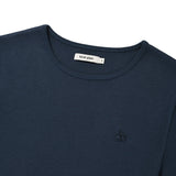 KIRSH PLAIN SLIM FIT T-SHIRT - DARK BLUE     
