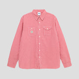 PARAGRAPH CHECK WORK SHIRT - RED