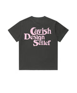 Wスターセラーロゴ半袖Tシャツ チャコール(CV2GMFT549A)