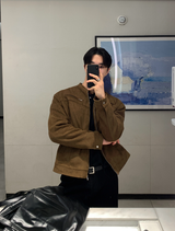 Miele YKK Suede Biker Jacket