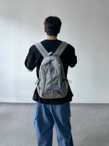 Color string wide cargo pants
