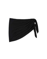 Layered Wrap Tie _ BLACK