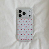(반투명) red dot phone case