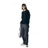 ESSENTIAL LONG BASIC TEE [BLACK]