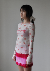 スマイルシュシュ (black,pink,ivory)