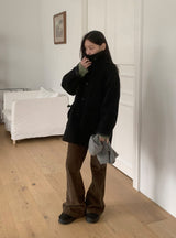 Pulky 2oz Quilted High Neck Half Coat