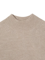 Washable Hacci Half Turtleneck Knit (7 Colors, L / XL)