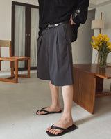 Spud Two-Pintuck Bermuda Slacks