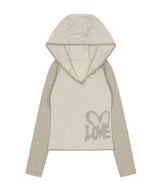 LOVE STRIPE HOODIE (BEIGE)_F24ZB065