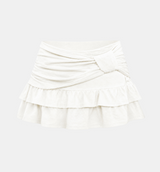 Miel Wrap Frill Mini Skirt