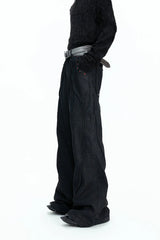 Vintage Washed Flare Jeans