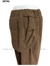 Corduroy Banded Layered Pants