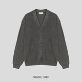 LMN フリックアッシェピグメントカーディガン (5 colors)