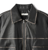 Roa Collar Leather Jacket