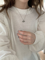 Spiral mini horse necklace