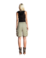 Puzzle Belted Jorts Pant
