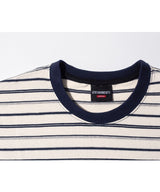 LB Stripe Simple Logo Washed Tee (Ivory)
