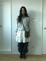 Popsicle V-Neck Knit (3color)