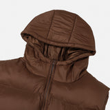 Tailed Padded Hooded Vest 3C