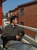 ASCLO Like Layered Check Shirt (2color)