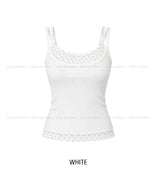Cheek Flower Layered Sleeveless