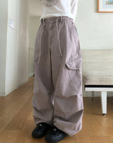 Kinz Dyeing Washing Snap Cargo Pants