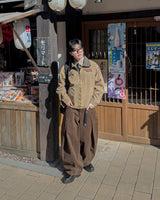 Woven Patch Pigment Work Jacket