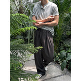 [S/S] ダブルストライプタックワイドスラックス(3color)