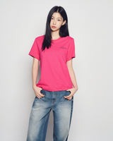 25FW WOMAN SCRIPT LOGO PRINTING SHORT SLEEVE T-SHIRT