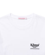 ミニバムラインロゴT White