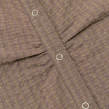 SLEEVLESS SHIRRING SHIRTS (PINK YELLOW)