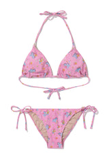 [Spring Pony_pink] String Bikini Set
