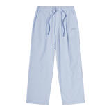 25SS ストライプセットアップルーズフィットパンツ ブルー