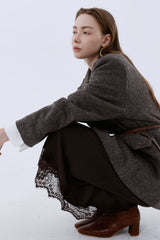 DADDY CONTOUR WOOL JACKET_BROWN