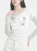 Roxy Layered Halter Graphic Tee